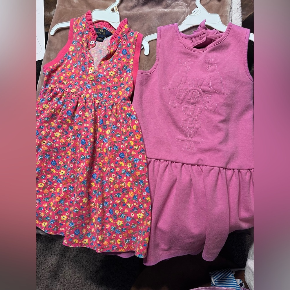 2 dresses 1 Janie and Jack 1 Ralph Lauren size 5/6